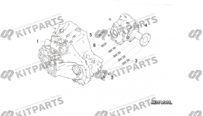 Кпп + раздатка Haval H6