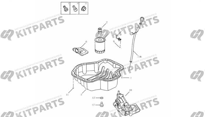 Масляный поддон, фильтр [JLD-4G24-A31\A37] Geely Atlas