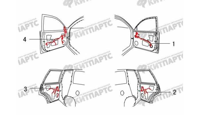 Жгут проводов двери Great Wall Hover H5